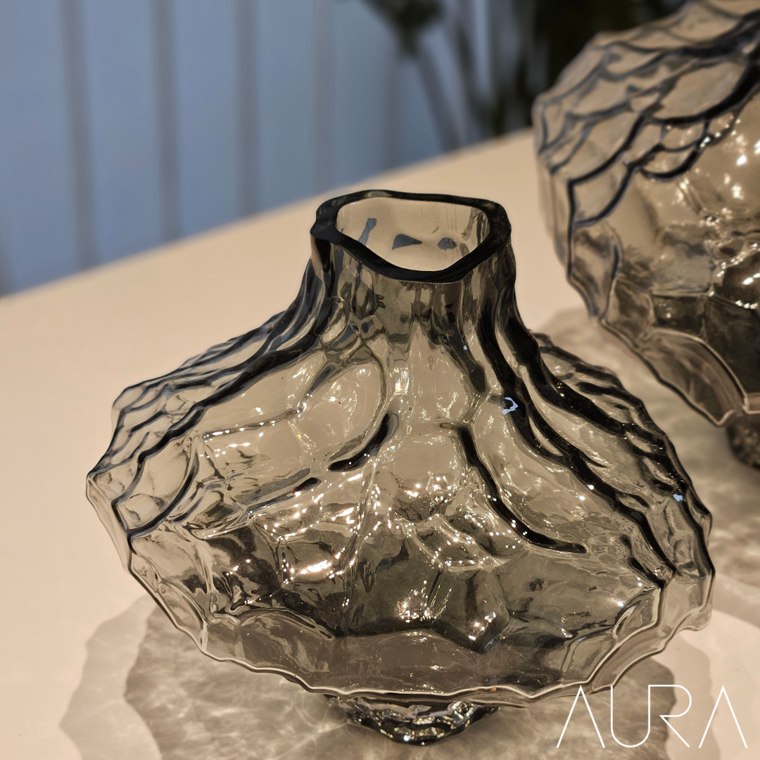 طقم فازات كريستال